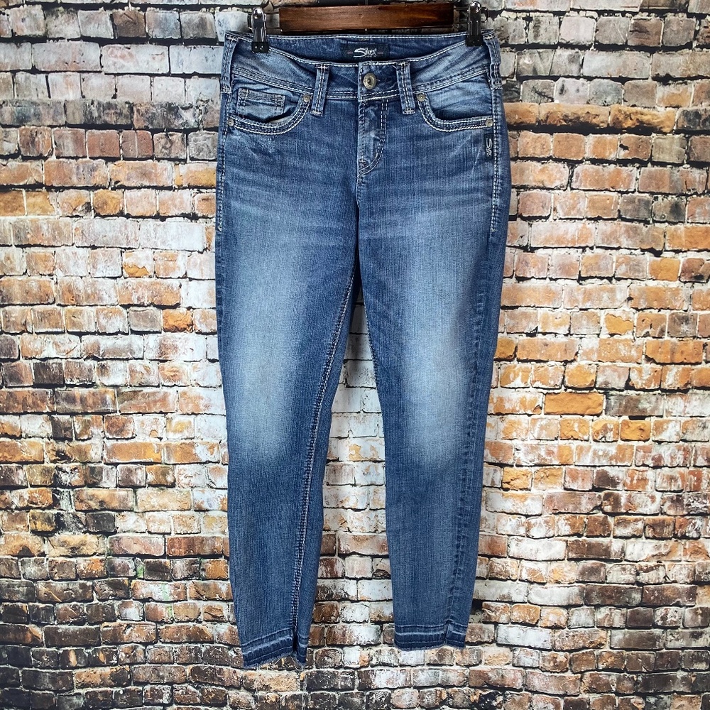 SILVER ELYSE ANKLE SKINNY JEANS